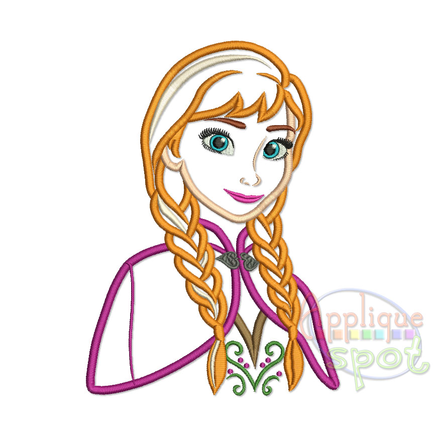 anna applique design