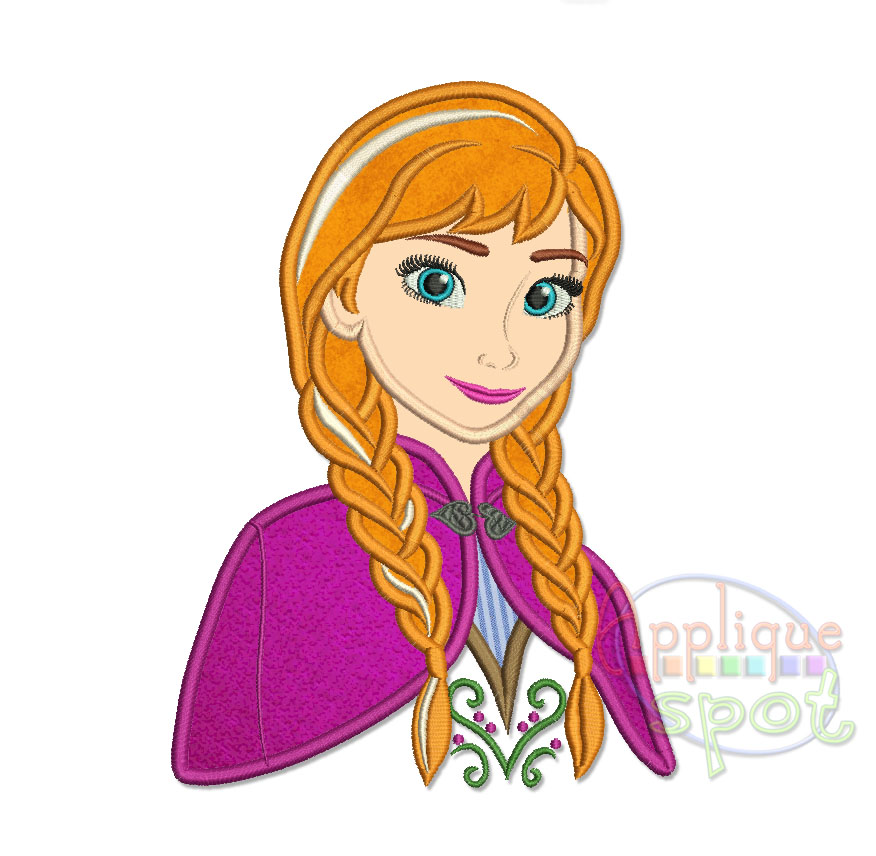 anna applique design